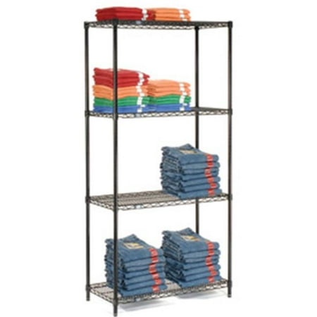 

Global Industrial 24367B Nexel Black Epoxy Wire Shelving 36 x 24 x 74 in.