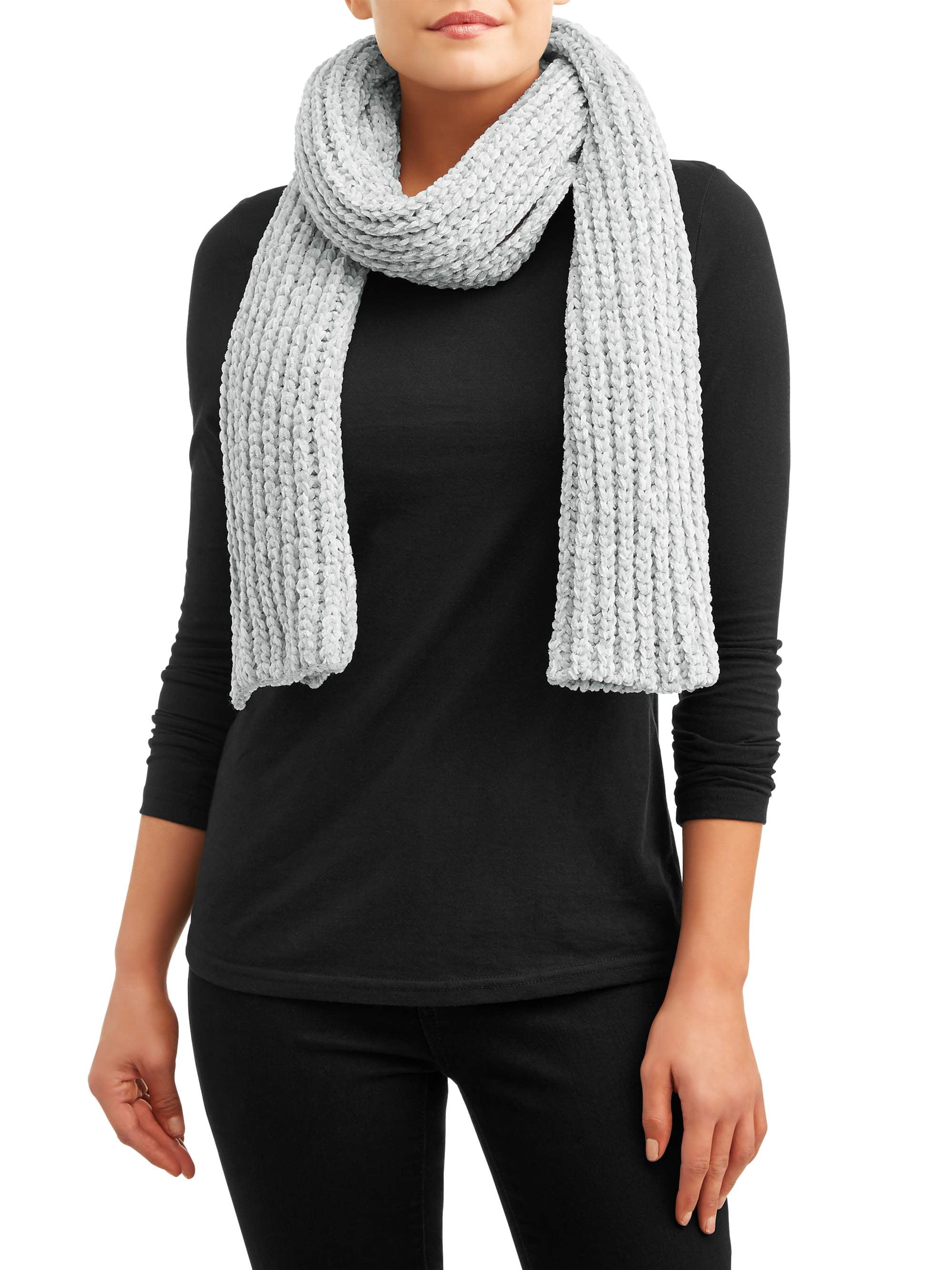 Women's Chenille Oblong Scarf