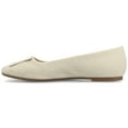 thumbnail image 2 of Journee Womens Zimia Ballet Slip On Square Toe Dress Flats, Widths Available, 2 of 9
