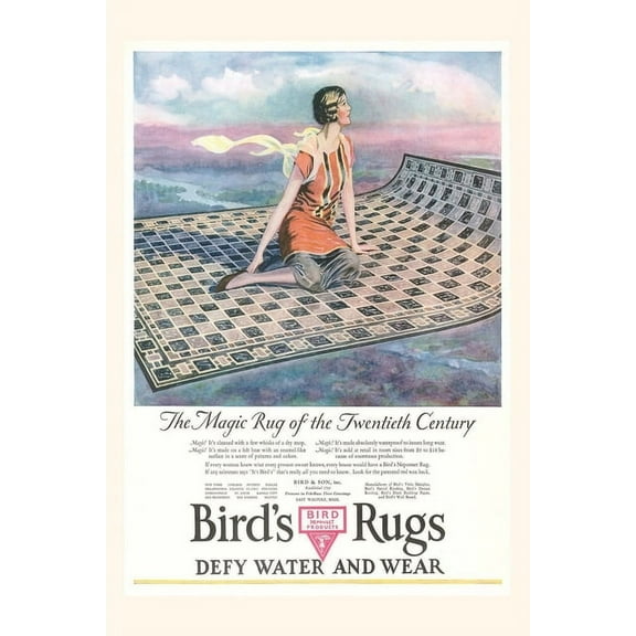 Pocket Sized - Found Image Press Journals: Vintage Journal Vintage Rug Advertisment (Paperback)