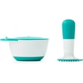thumbnail image 1 of OXO Tot - Portable Food Masher - Compact and Efficient - Mashes Fruits and Veggies for Fresh Baby Food - Steep Bowl Walls - Easy to Clean - Perfect for On-the-Go - Teal - 61130700, 1 of 7