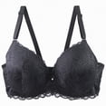 thumbnail image 4 of gvdentm Bras For Women Push Up Women's 18 Hour Silky Soft Smoothing Wireless Bra (Black,3XL), 4 of 4
