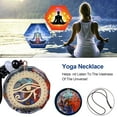 thumbnail image 3 of HomeKingdee Unisex Yoga Meditation Chakra Stone Pendant Necklace - Multicolor Crystal Energy Spiritual Jewelry for Men and Women, Ideal for Yoga Practice, Daily Wear, Gifts, 3 of 5