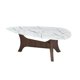 thumbnail image 1 of Mesa de Centro Kessa Muebles Consuma Marmol Blanco Cristal, 1 of 1