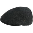 thumbnail image 3 of Headchange USA 100% Wool Ivy Scally Cap Black Herringbone (Large), 3 of 5