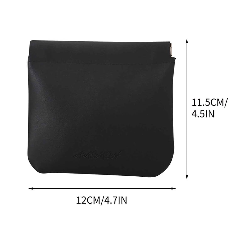 habe mini travel makeup bag Case 808 Houndstooth Secure with Elastic Straps * Dimensions Cosmetic Pouch With Gold Accent