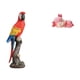 thumbnail image 1 of Figura de loro, estatua de loro, escultura de animal, estatua de ciervo durmiendo de resina, adorno de escritorio coleccionable, adecuado para regalar, 1 of 8