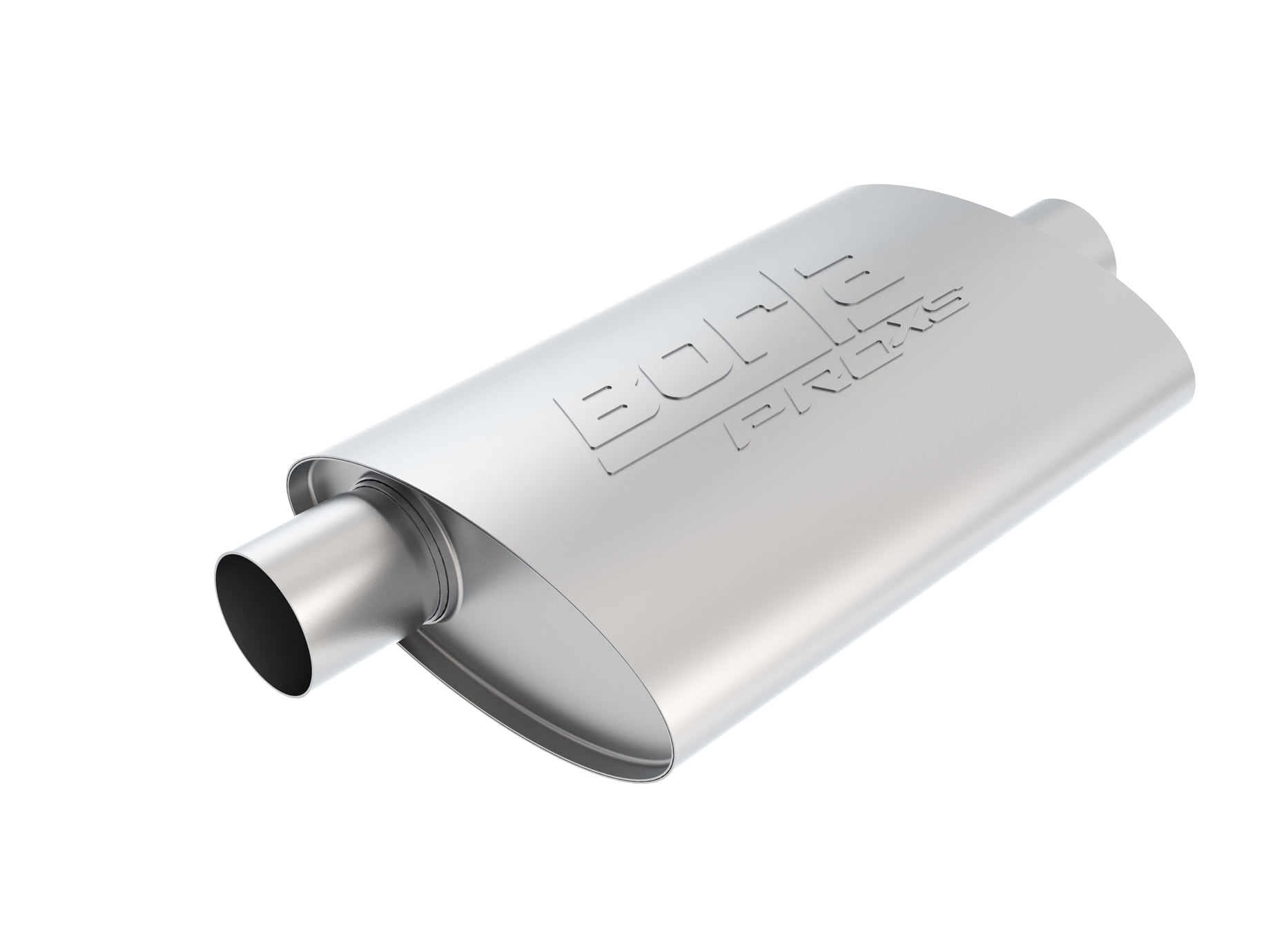 Borla 40085 XR-1 Stainless Sportsman Racing Muffler Round 3" Inlet 3" Outlet 