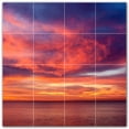 thumbnail image 1 of Picture-Tiles.com: Sunset Ceramic Tile Wall Mural WAL500992-44M. 24"W x 24"H using (16) 6" x 6" Ceramic Tiles-Satin Finish, 1 of 3