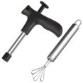 thumbnail image 1 of Coconut Shaver Creative Stainless Steel Fish Scale Scraper with Coconut Opener, 1 of 10