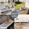 thumbnail image 3 of Vaukki Pet Couch Covers for Dogs Cats, Non Slip Geometric Jacquard Sofa Cover, Washable Furniture Protector, Pet Friendly Couch Slipcover, Gray, 3 of 9