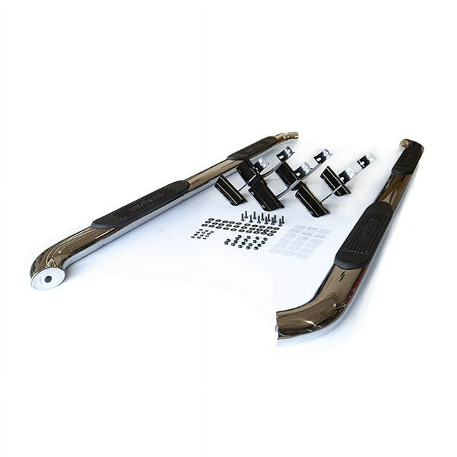 Eagle Manufacturing Step Bars 4" Oval Stainless Step Bars 2019-2024 Ford Ranger Super Cab