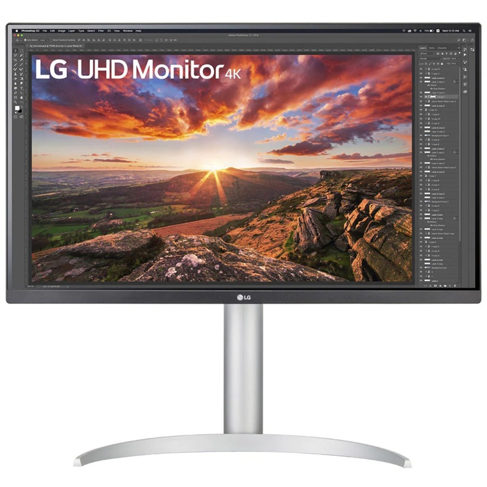 LG 27" IPS 4K UHD VESA HDR400 Monitor with USB Type-C (27UP850N-W) - image 3 of 19