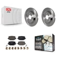 thumbnail image 1 of Transit Auto Rear Disc Brake Rotors and Ceramic Pads Kit for Car 2022-2024 Ford Explorer 2.3L with Electric Parking Red Painted Calipers K8T-104341, 1 of 11