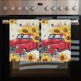 thumbnail image 2 of Yellow Sunflowers Kitchen Towels Set of 4, Water Absorbent Dish Towel, Spring Red Car Vintage Farmhouse Decorative Hand Towels - Quick Drying Cloth for Cooking Baking, 18x28 Inch, 2 of 8