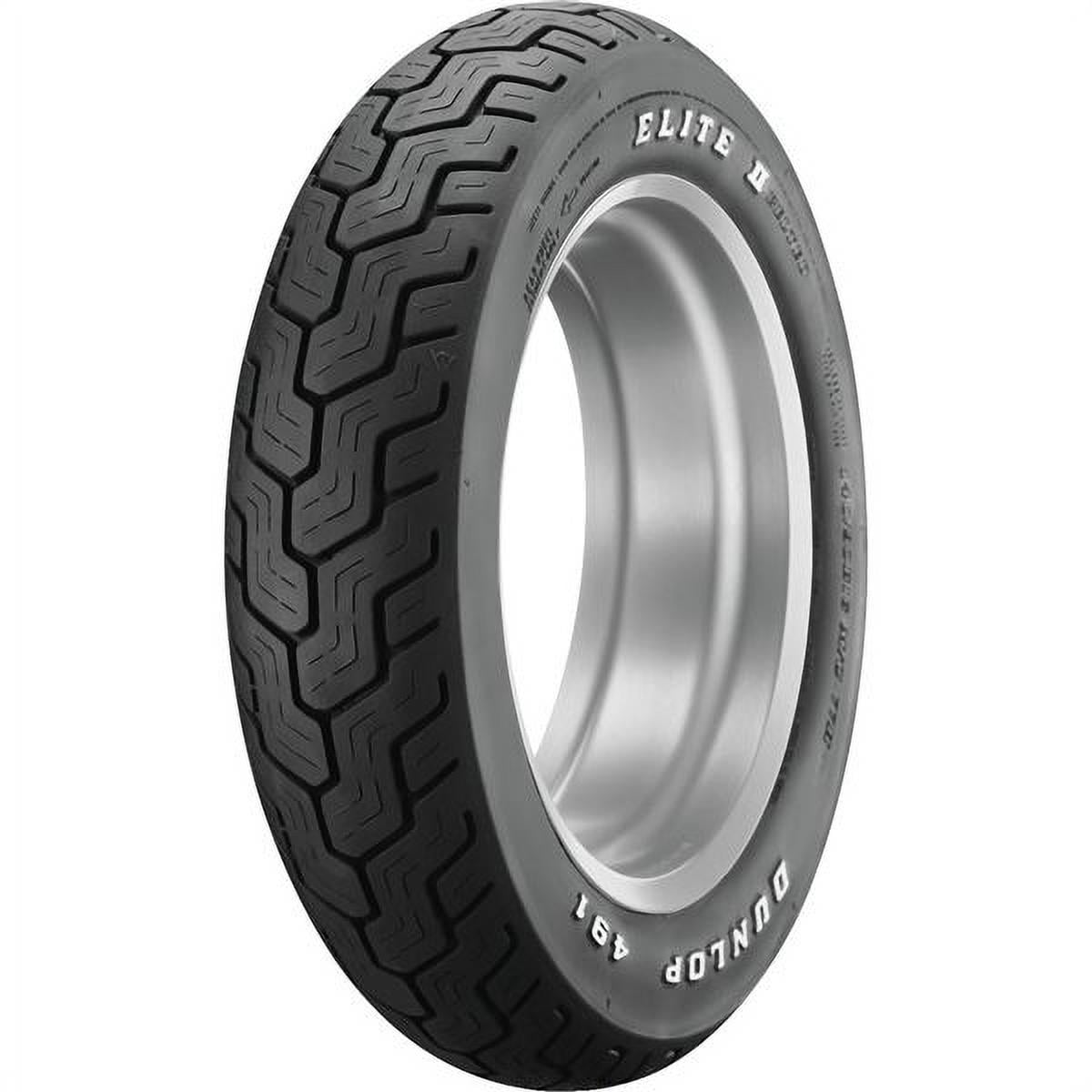 140/90B-16 Dunlop D491 Elite II Raised White Letters Rear Tire