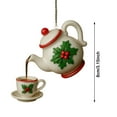 thumbnail image 3 of Christmas Teapot Ornament Set,Festive Hanging Decorations with Santa, Snowflake & Christmas Tree Designs, Ideal for Xmas Tree Decor, Personalized Christmas Ornaments 2025, 3 of 4