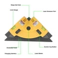 thumbnail image 3 of Right Angle , Green Light  Gauge High Visibility  For Floor Tile Marking, 3 of 8