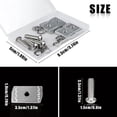thumbnail image 2 of Hebalg 8pcs Screws Kit Fit Rhino-Rack Pioneer Rotopax M6 304 Stainless Steel Machine Screws for Rhino Rack Pioneer Rotopax Screws Nut Kit Machine Screws Accessories for Car Bracket 43203 (25mm), 2 of 6