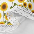 thumbnail image 4 of Coolnut 60" Sunflower Outdoor Tablecloth with Umbrella Hole and Zipper, Waterproof Round Tablecloth for Party,Patio,Picnic,Holiday Dinner,Summer, 4 of 7