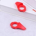 thumbnail image 6 of DECORNIJIA Ergonomic Design Bike Handles Horn Shape Red 1 Pair, 6 of 8