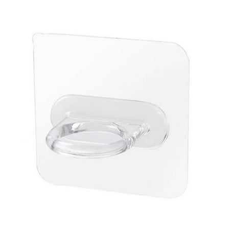 

Transparent Wall Storage Laundry Hook Multifunctional Round Hook Strong Self Adhesive Door Wall Shower Bottle Hook for Home