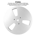 thumbnail image 3 of 1/4 7 Inch Empty Aluminum Alloy Take Up Reel To Reel Small Hub, 3 Holes Universal Open Reel Sound Tape Empty Reel, Opening Machine Part For Nab, 3 of 8