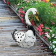 thumbnail image 6 of White Swan Statue Garden Decor for Outside,Bird Garden Statues for Outdoor Decor, Goose Decorative Metal Animal Ornaments Yard Art for Lawn, Patio, Porch, Pool, 6 of 6
