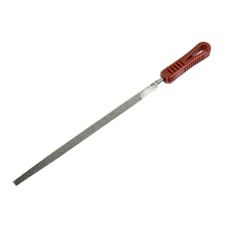 

Diamond File 10-Inch Triangle File Diamond Coated Plastic Handle Hand Tool for Grinding Polishing