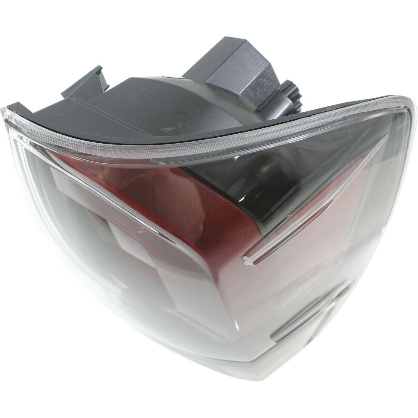 Geelife Halogen Tail Light For 17-19 Toyota Tacoma Right Clear/Red w/ Blk Interior/Bulbs