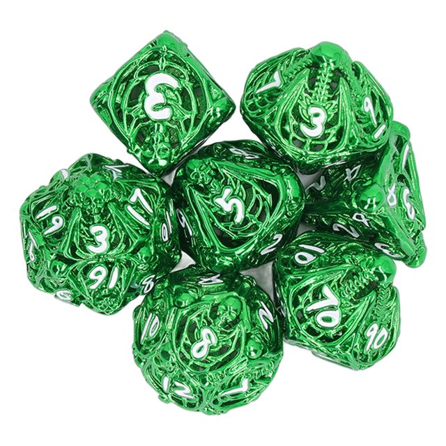 Dados poliédricos dados huecos accesorios exquisitos número claro para hombres y mujeres para fiestas navideñas