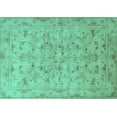 thumbnail image 1 of Ahgly Company Indoor Rectangle Persian Turquoise Blue Traditional Area Rugs, 3' x 5', 1 of 4