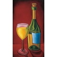 thumbnail image 2 of Rafuse, Will 20x32 Gold Ornate Wood Framed with Double Matting Museum Art Print Titled - White Wine, 2 of 4