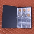 thumbnail image 3 of Álbum De Colección De Monedas 120 almacenamiento de billetes Penny bolsillos dinero álbum colección de libros (negro), 3 of 9