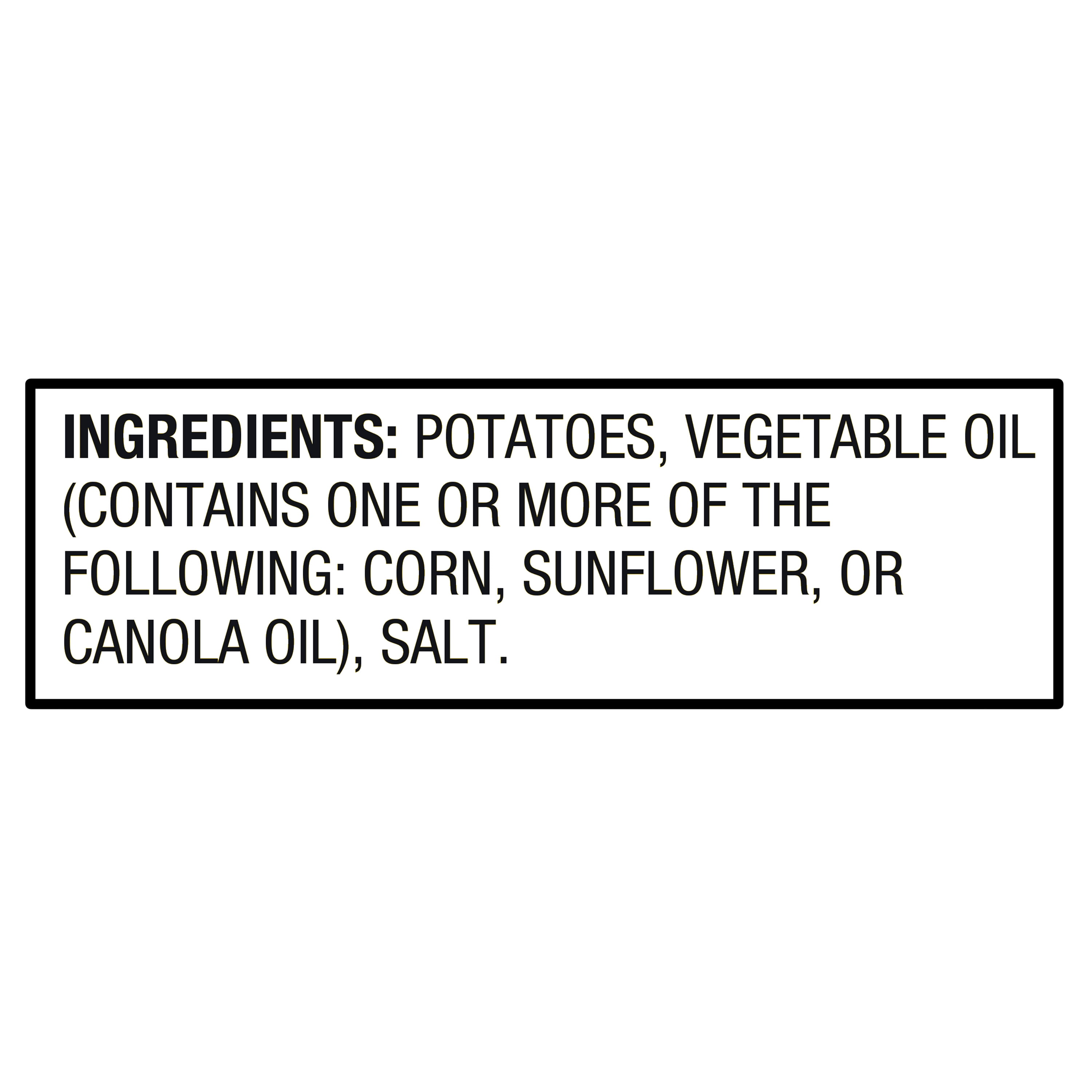 Great Value Salted Original Crunchy Potato Chips, 8 oz