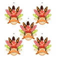 thumbnail image 5 of TISHITA 5Pcs Thanksgiving Turkey Door Sign Decorations, Fall Door Hanger Door Hanging Sign Plaque for Festival Tree Porch Home Window B 24x25cm, 5 of 8