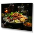 thumbnail image 2 of Designart "Brown Tones of Cuban Cuisine II" Food & Beverage Wall Decor, 2 of 5
