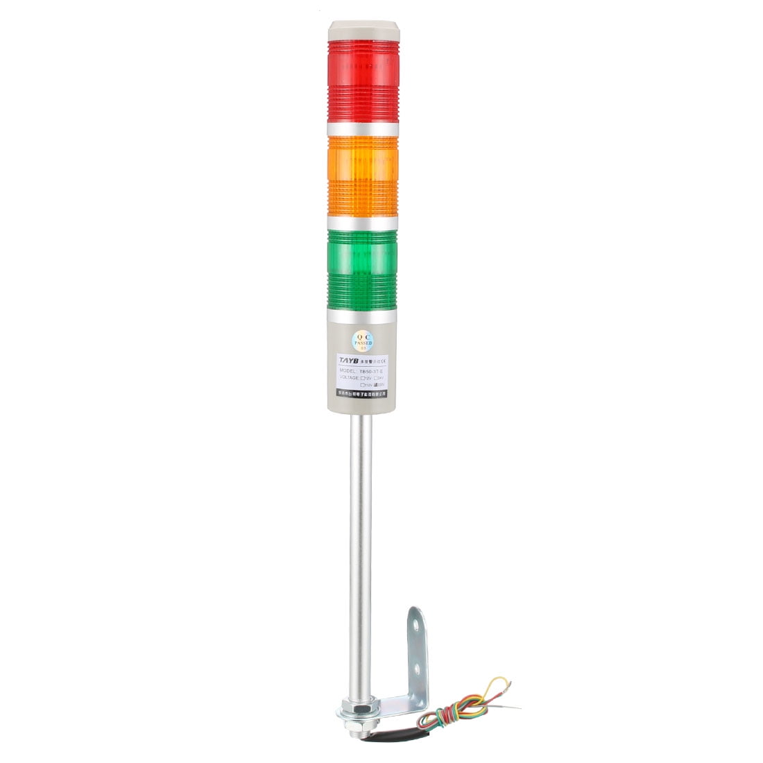 uxcell Warning Light Bulb Bright Indicator Signal Alarm Tower Lamp DC 24V 15W Red Green Yellow TB50-3T-E uxcell Warning Light Bulb Bright Indicator Signal Alarm Tower Lamp DC 24V 15W Red Green Yellow TB50-3T-E