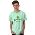 thumbnail image 4 of Olive You Love Pun Matching Couples Plus Size Crewneck Graphic Tee Shirt Brisco Brands 5X, 4 of 6