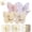 4MIX, variant on Rotating Butterfly Adhesive Wall Hooks,Cute No-Drill 3-Prong Swivel Hangers with 270° Adjustable Wings,Waterproof Self Corner Stick-on Hooks for Bathroom,Kitchen,Home Organization