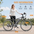 thumbnail image 4 of Soonaway G26 Electric Bike for Adults, 26" E-Mountain Bike, 750W Rated, 20 mph, 55 mile, 48V10.4A Removable Battery, Class 2 UL2849, 4 of 9