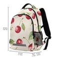 thumbnail image 2 of FORMRS Kids School Backpack Elementary Student Unisex Travel Bookbag with Reflective Stripes, Watercolor Cherry, 2 of 7