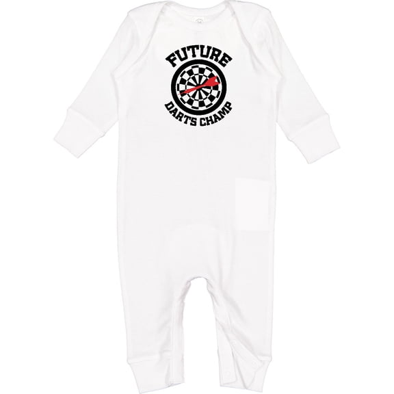 Inktastic Future Darts Champ Baby Romper Coveralls