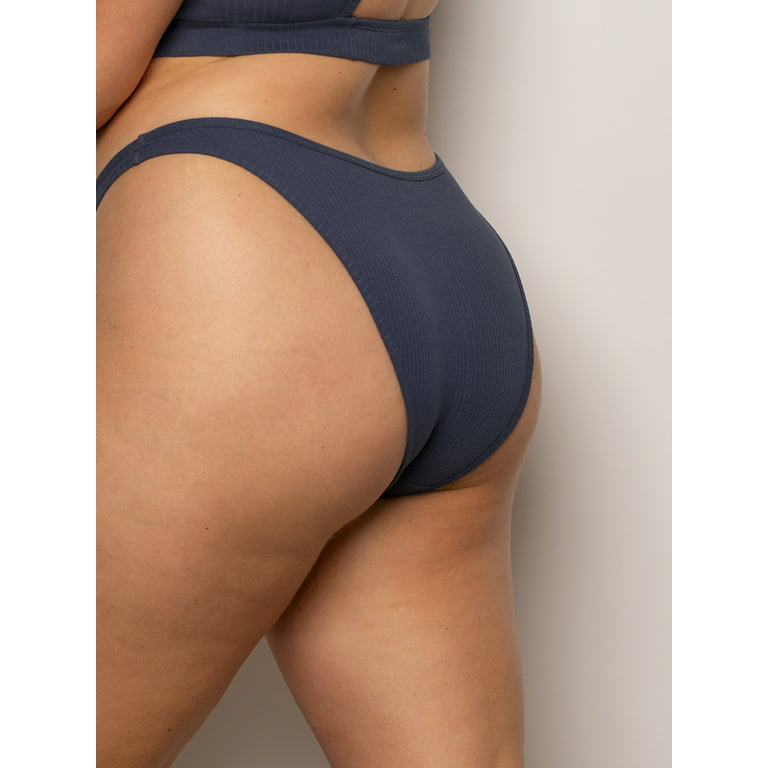 Smart & Sexy Women's Comfort Cotton Rib High-Leg Bikini Panty, 2-Pack  Style-SA1414 