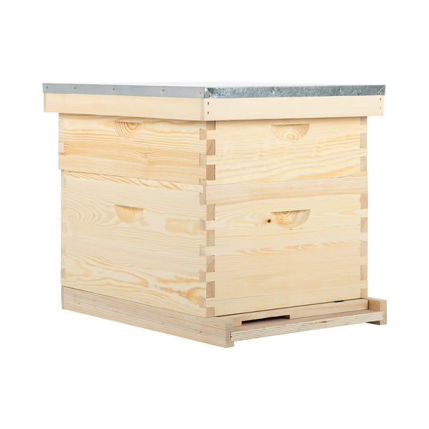 Complete Beekeeping 20 Frame Beehive Box Kit (10 medium 10 Deep