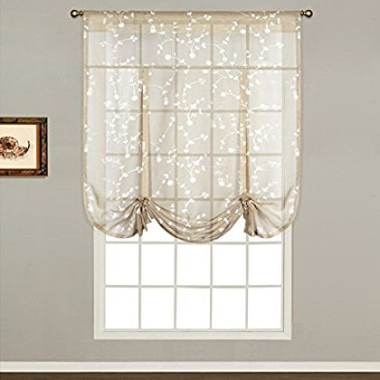 Savannah 40 X 63 Window Curtain Tie, Tie Up Kitchen Curtains