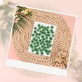 thumbnail image 2 of Paquete de 60 flores secas prensadas para resina, flores naturales secas para manualidades/joyería/jabones/álbumes de recortes/velas/suministros de resina [Verde], 2 of 6