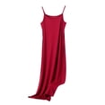thumbnail image 1 of Birdeem Robe Camisole Femme Ample Surdimensionnée Sans Manches Couleur Unie Longue Jupe, 1 of 1