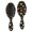 Halloween Pumpkin Ghost Black Pattern, variant on Halloween Pumpkin Ghost Black Pattern Brush, Detangling Hair Brush,Oval Paddle Hair Brush, PP Material Gifts for Holiday Birthday Gifts