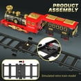 thumbnail image 4 of Train Set, Train Toys for Toddlers with Smoke, Lights & Sound, Toy Train with Train Tracks, Rechargeable Steam Train Sets for Kids 2 3 4 5 6 7 8+ Years Old, Birthday Christmas Gift for Boys Girls, 4 of 11